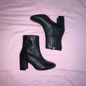 Black Heeled Ankle Boots